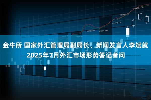 金牛所 国家外汇管理局副局长、新闻发言人李斌就2025年7月外汇市场形势答记者问